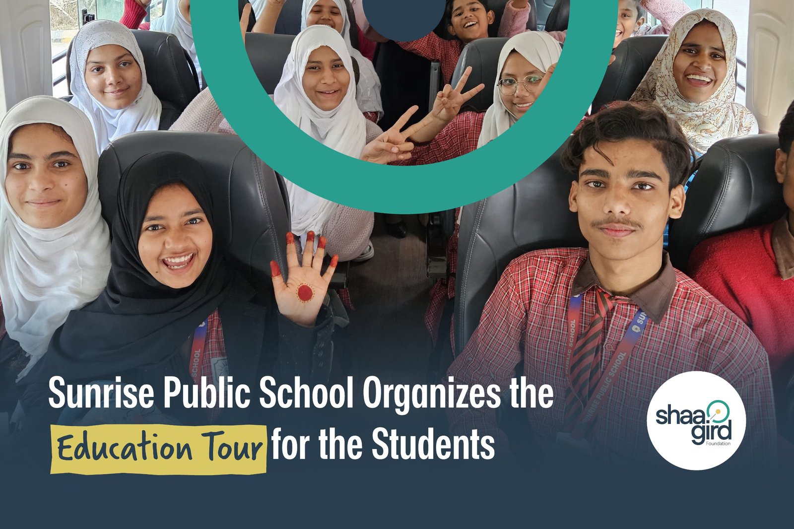 Sunrise Public School Organizes the Education Tour for the Students 