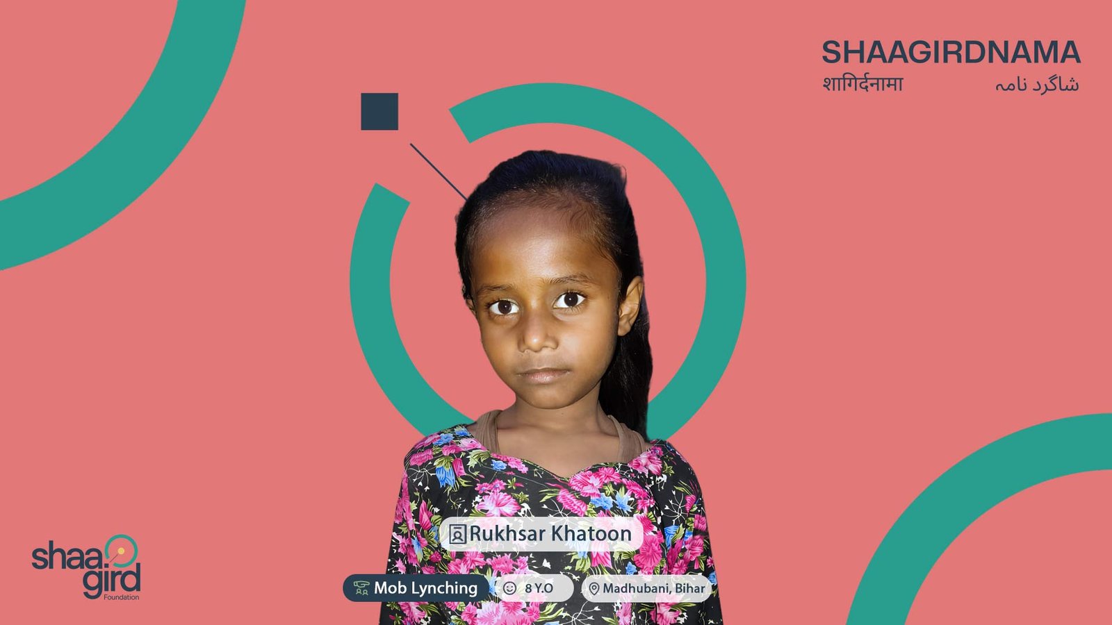 Shaagird Foundation Helps Rukhsar Khatoon Return to Education After Mother’s Mob Lynching in Bihar